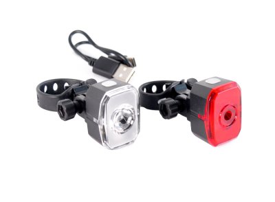 Ліхтар Jing Yi (передній та задній) JY-6252, (usb)